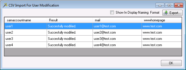 Active Directory Bulk modify